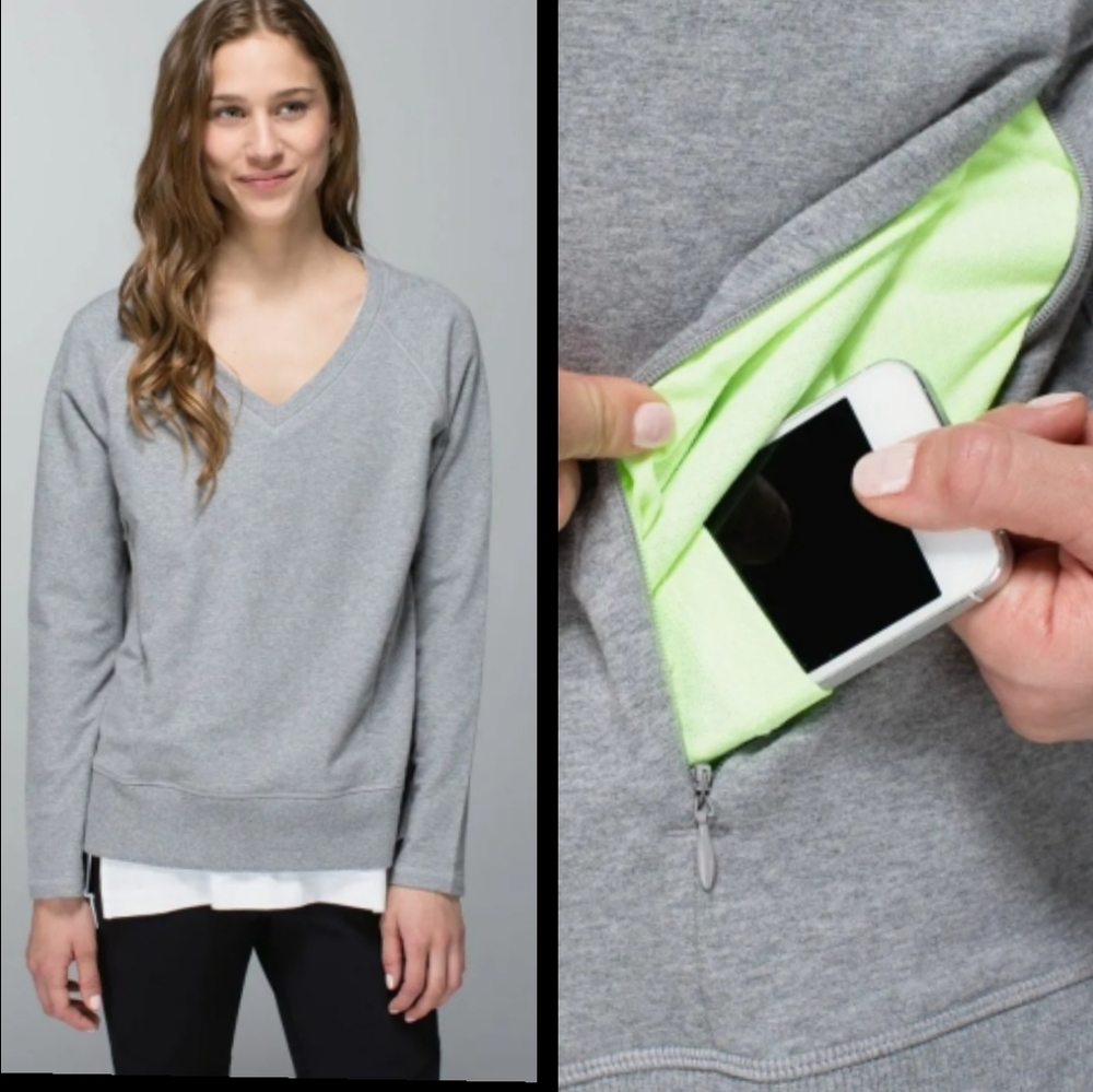 Lululemon After Asana pullover sweatshirt size 12